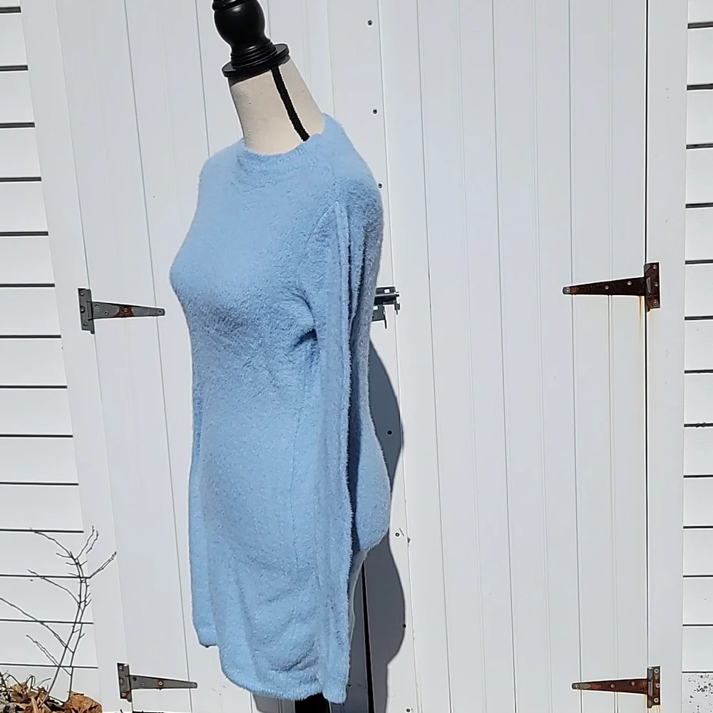 Shein blue sweater dress size medium - Picture 6 of 10